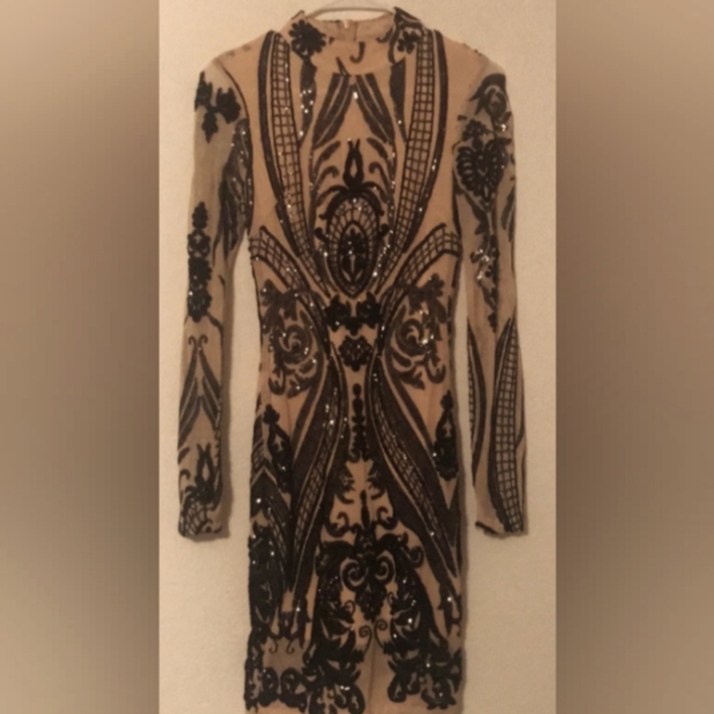 Midi dress sequin